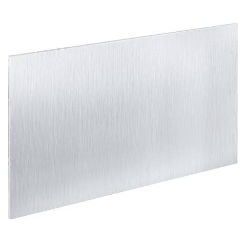 ZOFORTY 6061 Aluminum Sheet Metal 12 x 16 x 1/16 Inch Flat Plain Plate Panel Aluminum Sheet Plate Finely Polished and Deburred, 1.5mm Thick