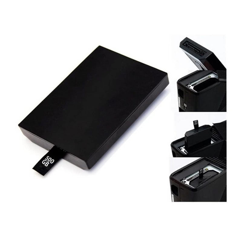 500GB Replacement Internal HDD Hard Drive Disk Compatible with Xbox 360 Slim Xbox E Games 500GB