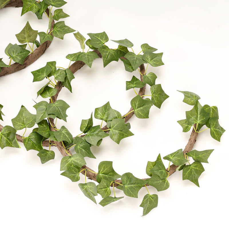 Artificial Leaf Vine Decor – Flexible Wire Protector for Indoor Outdoor Use | Garden, DIY Landscaping & Home Decor 1/2 Inch x 10FT