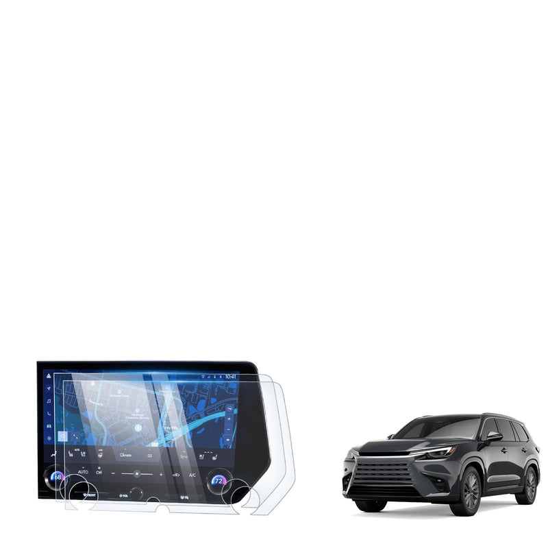 Karltys 2PCS Screen Protector for 2023-2026 Lexus TX350 TX350h TX450 TX500h | 14 inch 9H Tempered Glass HD Navigation Screen Cover for TX350 Accessories Touchscreen Film [Anti-Glare & No Fingerprint]