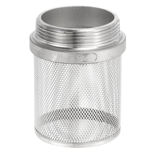 uxcell 2 Inch 304 Stainless Steel Filter Head, Hose Suction Strainer 2" (DN50)