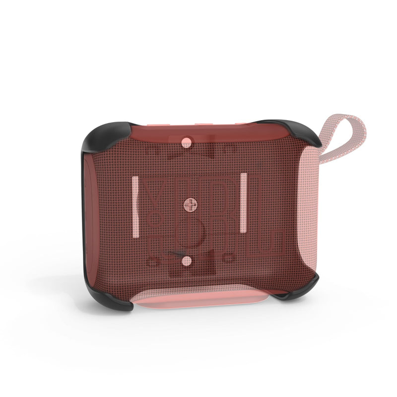 Protective Case Mount for JBL Go 5, Magnetic Holder with Anti-Slip Strap and Screws, Compatible with Bike, Railing, Fence, and Wall