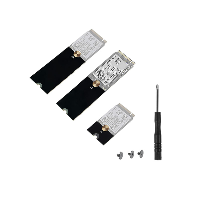 M.2 NVMe SSD Extension Bracket Kit,2230/2242 to 2280 & 2230 to 2242 Adapter | Multifunction M.2 SSD Adapter Kit W/Screws, for PCIe Gen3/Gen4 NVMe SSDs. Fits Laptops Desktops PS5 and Raspberry Pi 5
