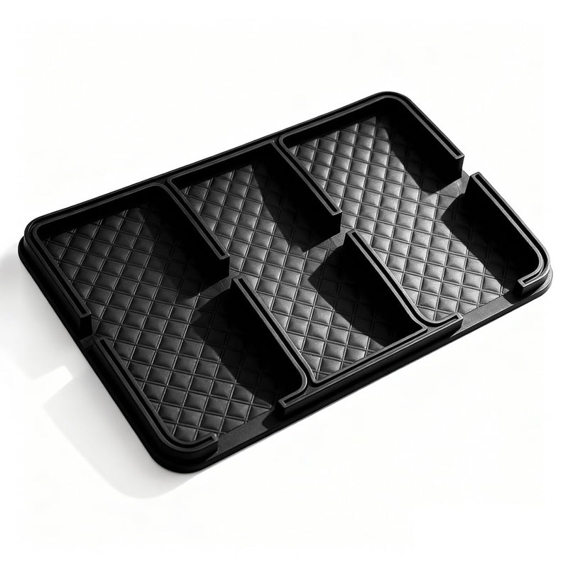 Car Dashboard Mat, PVC Car Dashboard Anti-Slip Tray, Multifunctional Auto Interior Gripping Pad Organization Accessories for Phones, Keys, Sunglasses (Ordinary) Ordinary