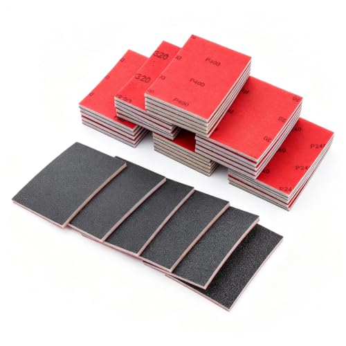36Pcs Sanding Sponge Set Wet & Dry Sponge Sanding Blocks 80-400 Grit 3x4 in