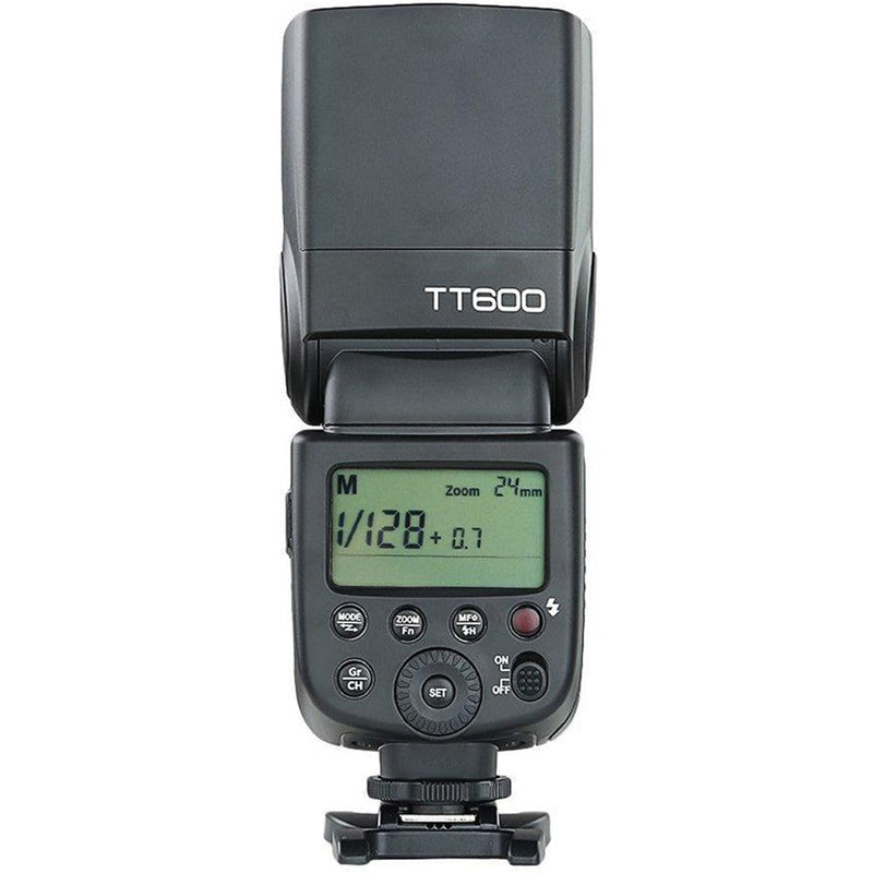 Godox Flash TT600 Thinklite Flash, Manual Camera Flash with GN60 Output and Built-in 2.4GHz Wireless System for Off-Camera Lighting, Reliable Speedlite for Studio, Portrait, and Creative Photography