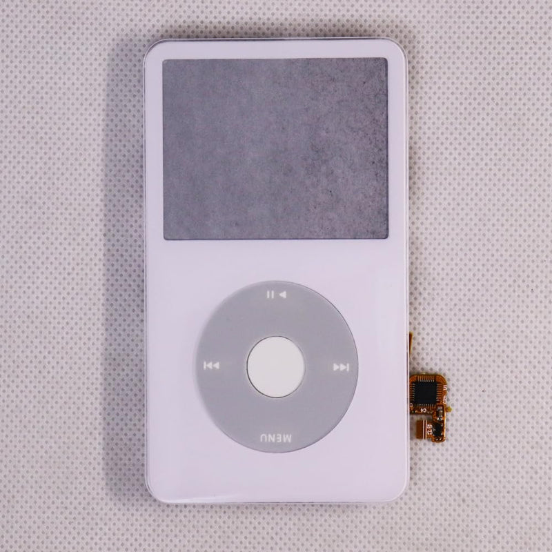 White faceplate with clickwheel with Button Key for iPod Video 5th gen 30GB 60GB 5.5th gen 30GB 80GB Plastic housing case White