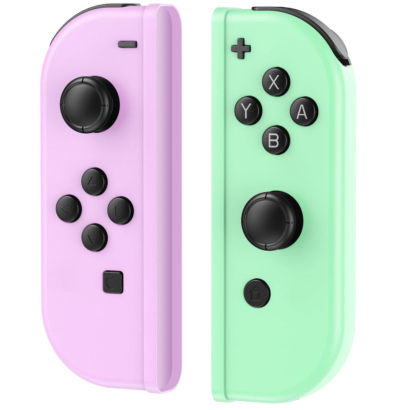 Sylphidara Wireless Controller for Switch Controllers (Purple&Green) | Switch Controllers Compatible with Nintendo Switch/OLED/Lite, Support Dual Vibration/6-Axis Gyro/Motion Control/Wake-up