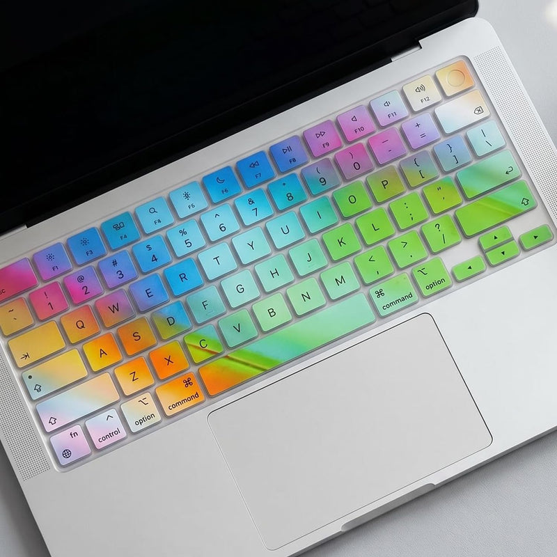Keyboard Cover Skin Protector Compatible with 2026 MacBook Neo 13" A3404 (Touch ID), Keyboard Cover for MacBook Neo -US ANSI Layout -Colorful