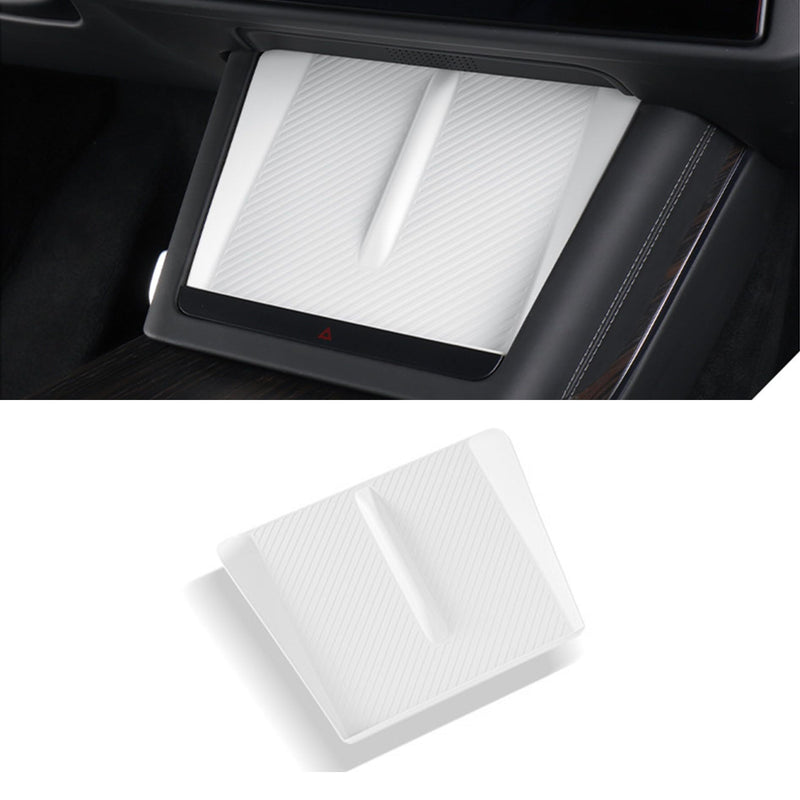 Silicone Wireless Charging Mat Compatible with Tesla Model S/X 2022-2026, Non-Slip Center Console Charger Pad, Wireless Charging Protector for Model S/Model X Interior Accessories (White#5) White#5
