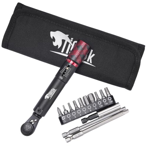 1/4 Drive Bike Torque Wrench, Preset Torque 2-14Nm, ±4% Precision