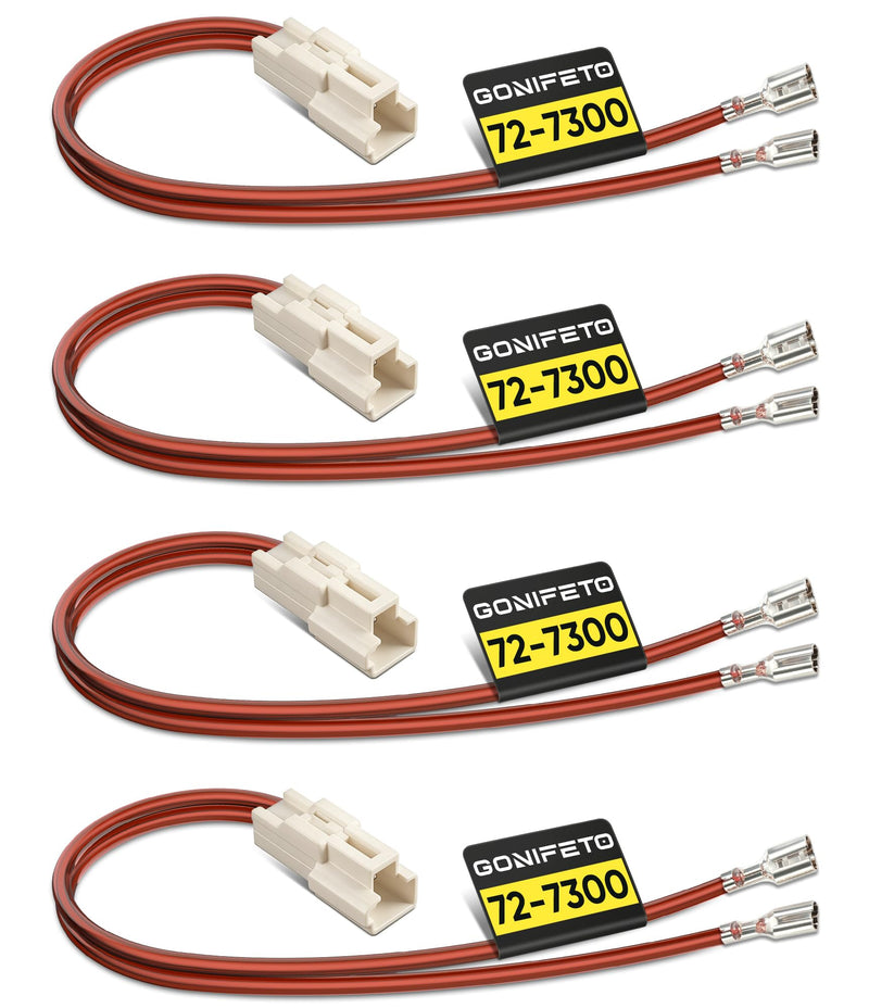 72-7300 Speaker Wiring Harness, 4 Pcs for Hyundai Elantra,Kia Optima,Toyota | PRO-SERIES Speaker Harness, 25 cm Thickened Extended Door Speaker Harness Adapter for Suzuki and Toyota, Hyundai, Kia