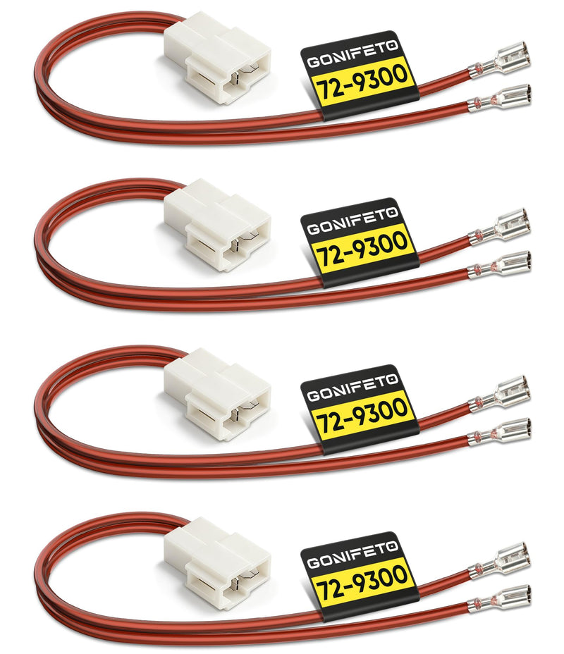 72-9300 Speaker Wiring Harness, 4 Pcs for Nissan, Subaru, WRX, Outback | PRO-SERIES Speaker Harness, 25 cm Thickened Extended Door Speaker Harness Adapter for Suzuki, Chevy and Mazda