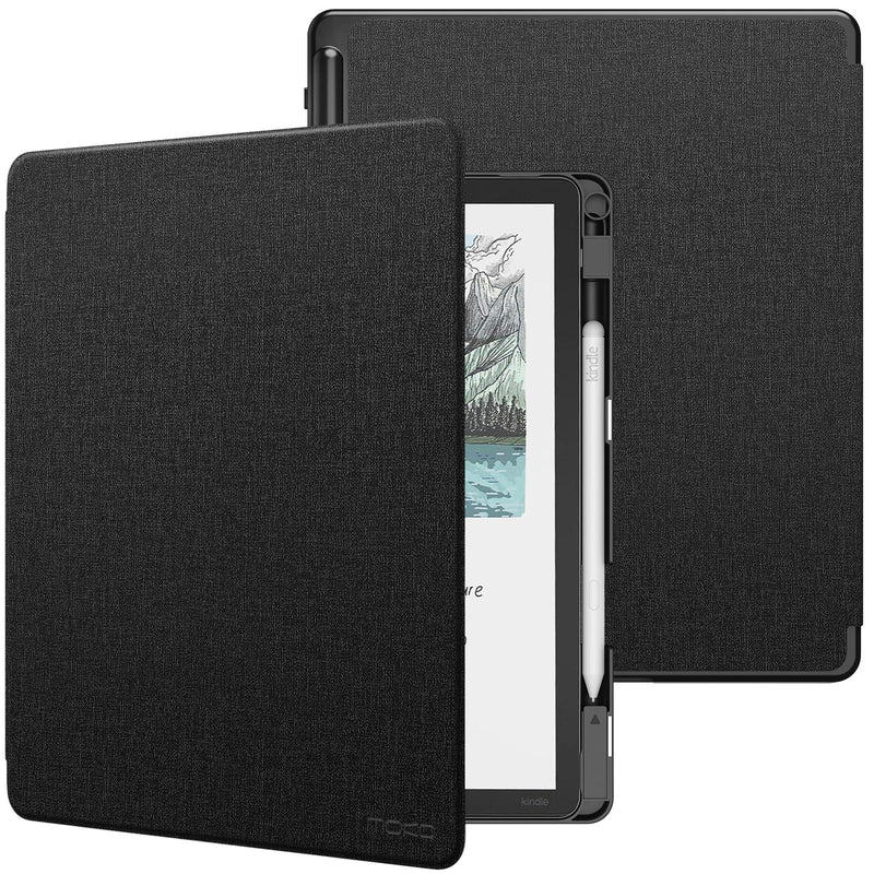 MoKo Case for 11" Kindle Scribe 3rd & Scribe Colorsoft 2025, Denim Black | with Pen Holder, Lightweight Shell Sleek Cover, Auto Wake/Sleep, Slim & light weight