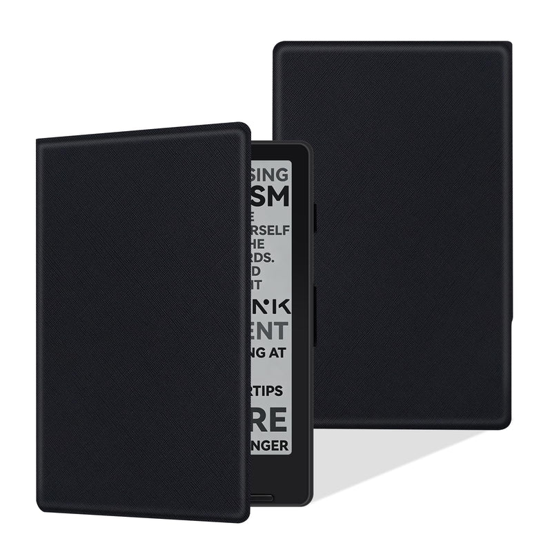 Magnetic Folio Case for Xteink X4 eReader 4.3", Slim Lightweight Premium PU Leather Cover with Magnetic Closure (Rock Black) Rock Black