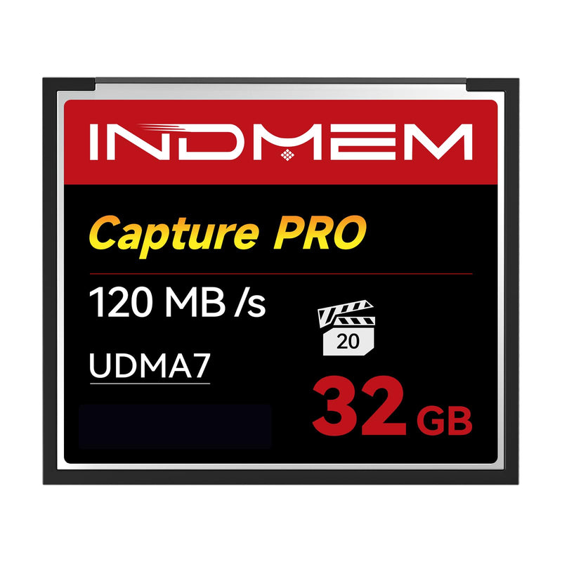 CF Card 32GB Memory Card High Speed UDMA Camera Cards (Black-32GB) | Designed for Photographers & Videographers Black-32GB