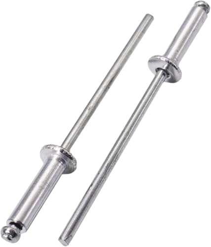 300 Pack Aluminum Blind Rivets 3.0 x 12 mm Pop Rivets Dome Head Steel Mandrel – Metal Fasteners for Automotive & DIY Use 3.0 x 12 mm - 300 PCS