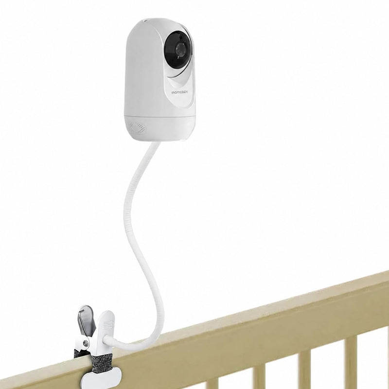 Baby Monitor Mount Compatible with Momcozy BM01/BM03/BM04 | Adjustable Angle, Flexible Mounting, Drill-free installation, Universal Compatibility Clamp Mount