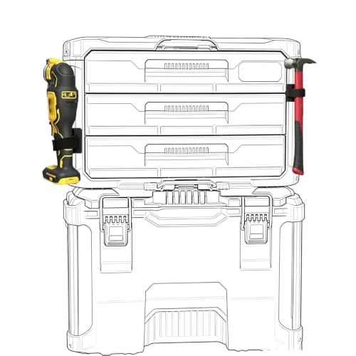 Tool Holder with Straps Fits for Milwaukee Packout Toolbox