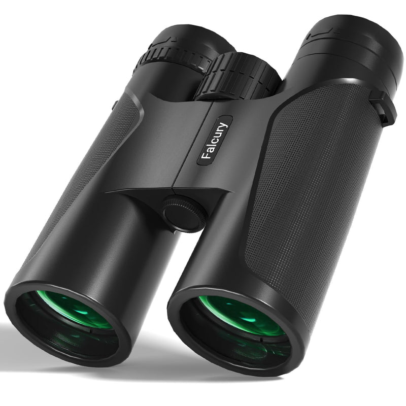 12x42 HD Binoculars for Adults & Kids High Powered Compact Binoculars with Low Light Night Vision for Bird Watching, Hunting, Cruise Travel, Camping, Hiking and Outdoor Sports, Gifts for Men
