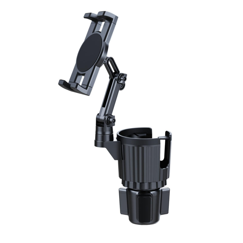 Tablet Holder For Car, ipad Car Mount With Adjustable Arm,Compatible With Tablet iPhone 3''-11'' iPad Pro Air Mini, Fire, iPhone 15, Galaxy S24 Z Fold 5,Car Cup Holder For Bottles Up To 4'' Diameter