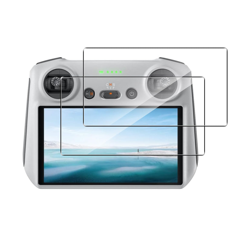 2 Pack Compatible with DJI Mini 5 Pro/Mini 4 Pro/3 Pro Screen Protector,9H Tempered Glass Film,HD Clear Scratch Resistant,Bubble-Free for DJI Mini 5 Pro Retro Remote Controller Accessories