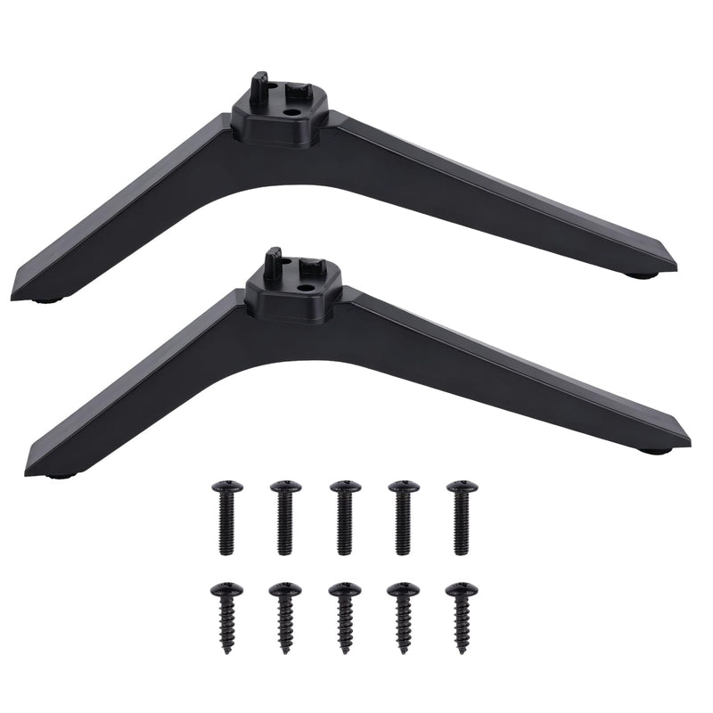 2pcs TV Base Stand Legs Replacement Compatible with Hisense, ABS No-Drill TV Feet Bracket for Hisense Smart LED TVs 32-Inch 40-Inch & 43-Inch with Screws (Black)