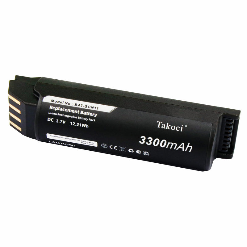 3300mAh BAT-SCN11 Scanner Battery Compatible with Honeywell Xenon Ultra 1960 Xenon Ultra 1960 Corded 2D Xenon Ultra 1962 3.7V