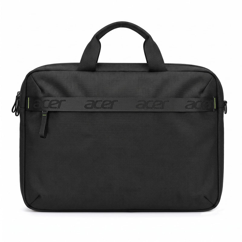 Acer Laptop Briefcase with Shoulder Strap, Messenger Bag | Water-Resistant, 900D Polyester, Shoulder Strap, Soft Interior Protection, Corner Guards Multi-Pocket, Luggage Strap 13-16inch