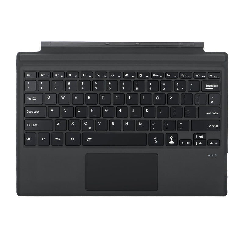 Type Cover for Microsoft Surface Pro 7+ / Pro 7/6 / 5/4 / 3, 12.3 inch, Ultra-Slim Wireless Bluetooth Tablet Keyboard with Multi Touchpad (Black Gray) Black Gray