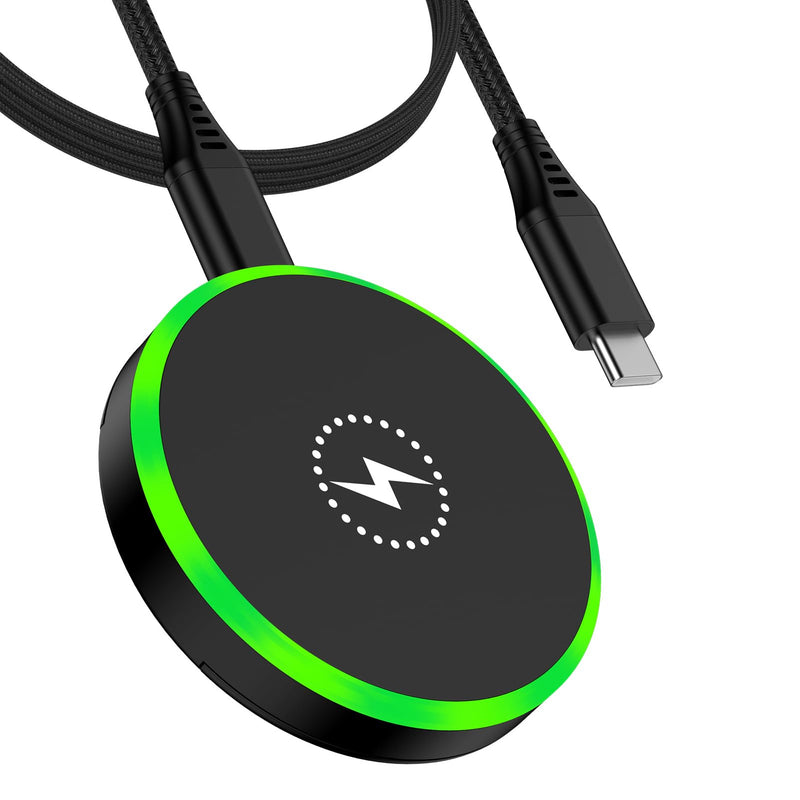 25W Samsung Magnetic Charger Fast Wireless Phone Charger Magsafe Charging Pad for Android Samsung Galaxy S26 Ultra/S26 Plus/S25 Ultra/S24/S23/S22/S21/S20/Google Pixel 10a/10 Pro/9a/9/8a/7a/8/7 Pro/6 Black
