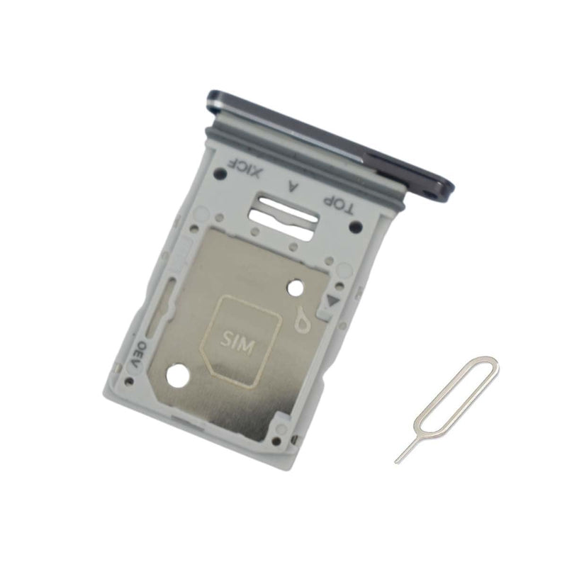 for Samsung Galaxy S10 FE 2025 Tablet Sim Card Tray & Micro SD Sim Card Holder Container Replacement Part (Black)