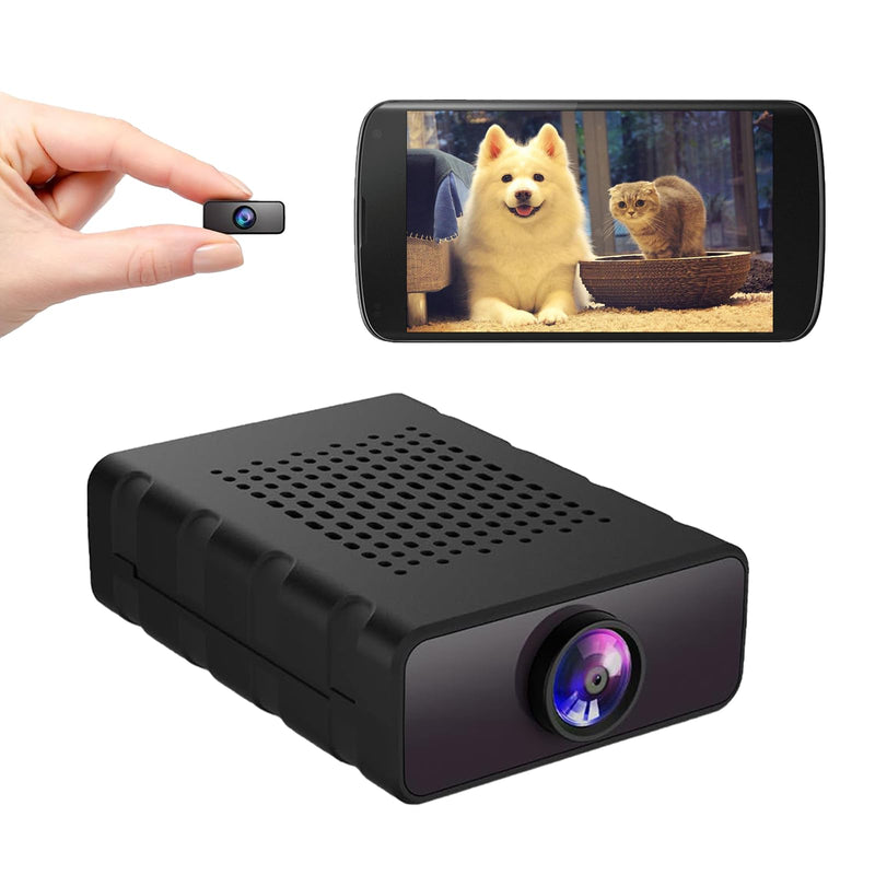 Hidden Camera, HD WiFi Mini Spy Camera with Motion Detection, Night Vision, Instant Alerts, Multi-User Sharing, Supports 128GB Micro SD Card for Home Security & Pet Monitoring hidden camera 8M
