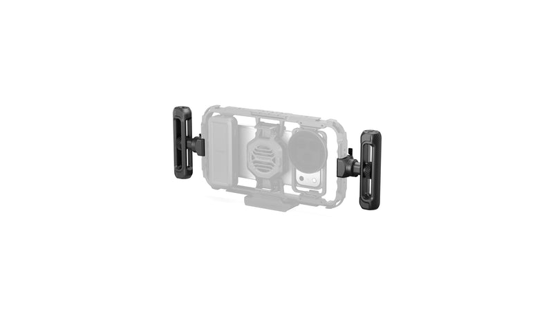 Tilta Universal Khronos Smartphone Case Adjustable NATO Handle | 360 Degree Rotation | Quick Release NATO Rail Mount | 1/4"-20 Accessory Threads | Mobile Filmmaking Rig - Space Gray