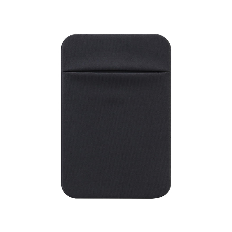 Adhesive Portable Hard Drive Sleeve for Laptop, Compatible with External Portable SSD Solid State Drive, Cable and More, Stick on External Hard Drive Case- Wrap-Around Hard Drive Pouch, Black