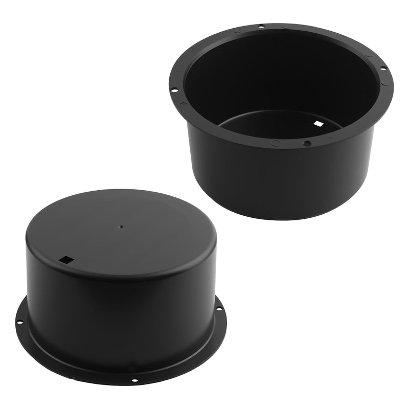 Salior 2PCS 6.5 Speaker Baffle,Durable 6.5 Speaker Pods for Sound Quality Upgrade & Protection,Professional 6.5 Speakers Enclosure Car Accessories for Car Audio Systems