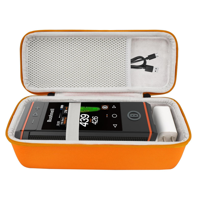 Case for Bushnell Golf Wingman HD GPS Speaker Golf Speaker Bag | Portable Waterproof Shockproof Speake Case Orange