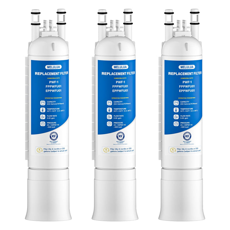 FPPWFU01 Water Filter Replacement Compatible with FPPWFU01 Water Filter, EPPWFU01, EPPWF01 (3PCS) White-3PCS 3