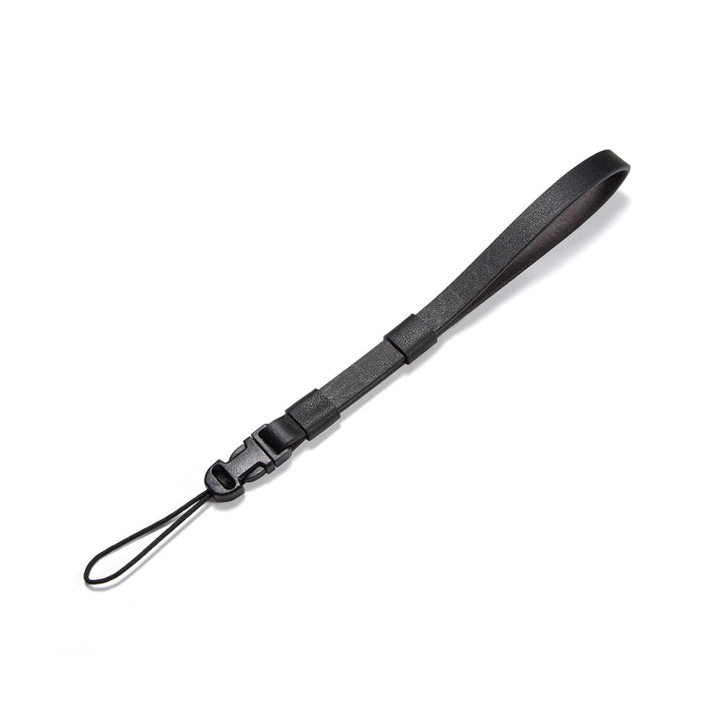 Nappa Leather Quick Release Camera Wrist Strap | Genuine Nappa leather with a soft, lightweight feel and secure quick release; fits most compact cameras. Black