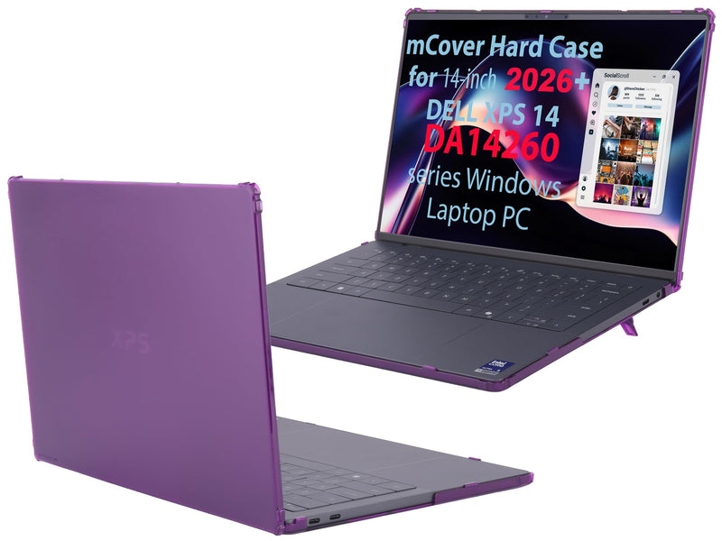 mCover Case ONLY Compatible for 2025-2026 14" Dell Pro Max 14 MC14250 | MC14255 Windows Notebook PC (NOT Fitting Any Other Dell Models)- Purple