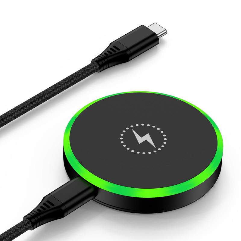 25W Magnetic Wireless Charger Pad for Samsung Galaxy S26 Ultra S26+ S26 S25 Ultra S24 FE S23,MagSafe Charger Station Magnet Wireless Super Fast Charging for iPhone 17 Pro Max 16,Google Pixel 10 Pro XL Black