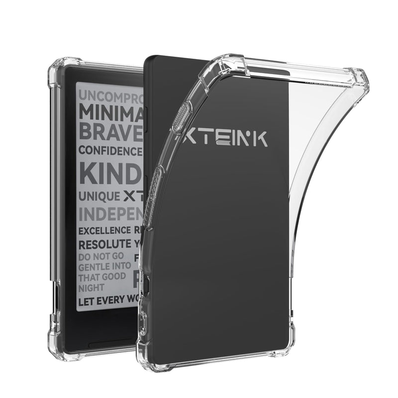 Clear Case for 4.3" Xteink X4 eReader - Ultra-Thin Lightweight,Anti Scratch TPU Transparent Flexible Soft Back Shell Cover ﻿ (Clear) Clear