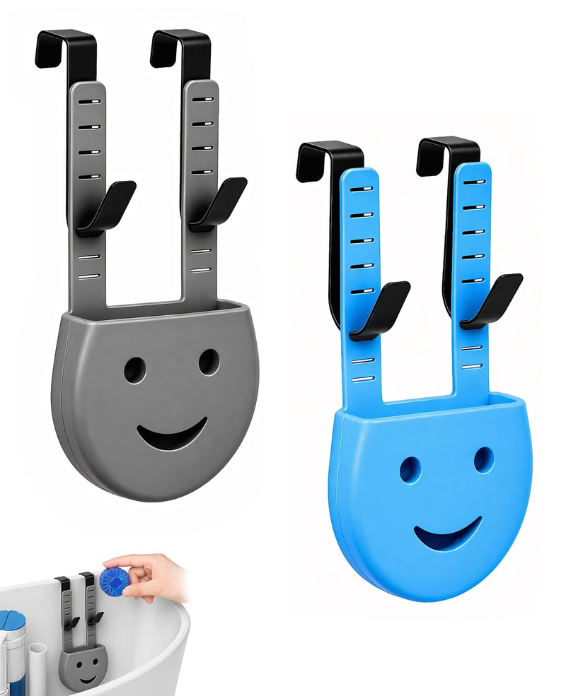 2 PCS Toilet Tank Tablet Holder, Silicone Hanging Toilet Tablet Bowl Holder for Inside Tank