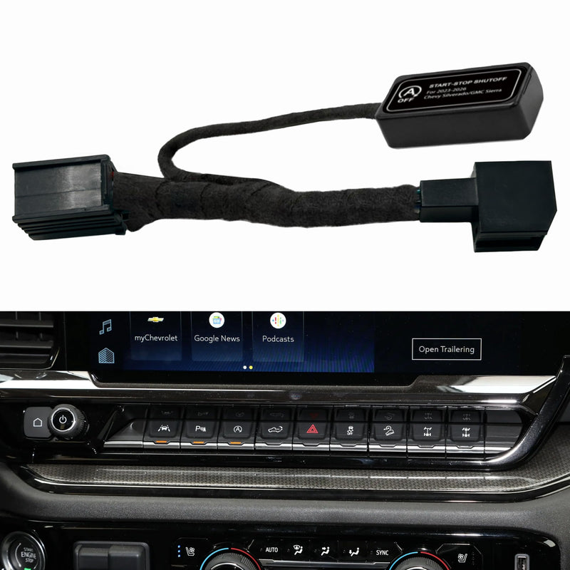 for 2023-2026 Chevy Silverado/GMC Sierra - Auto Start Stop Eliminator- Compatible 2023-2026 Chevy Silverado/GMC Sierra Accessories | Easy-Install Autostop Eliminator - with no wire cutting or programming needed