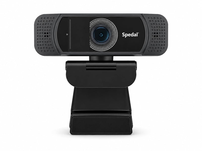 1080P Webcam with Microphone for Laptop and Desktop | Wide-angle web camera with auto light correction and plug-and-play setup for Zoom, video calls, streaming and classes.