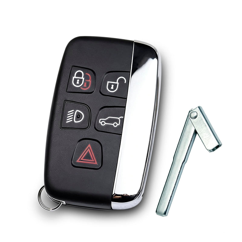 Key Fob Remote 315MHz for Land Rover Jaguar 2011-2019 KOBJTF10A | 1PCS 5 Button Smart Remote, Fits Range Rover Evoque Sport Discovery LR2 LR4, Jaguar F-Type XE XF XJ, Includes Emergency Key