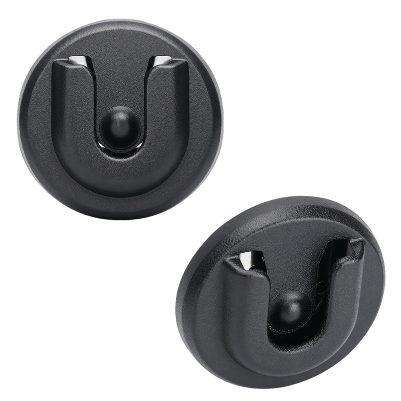 Universal CB Mobile Radio Microphone Hanger Holder CB Speaker Mic Mount Holder Hang Up Clip with Adhesive Back For GMRS VHF UHF Car Ham Mobile Radio,2 Pack