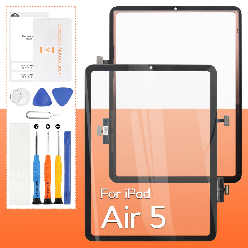 for iPad Air 5 Touch Screen Replacement 10.9" A2588, A2589, A2591,for iPad Air 2022 Touch Screen Panel Digitizer Screen Replacement Repair Kits