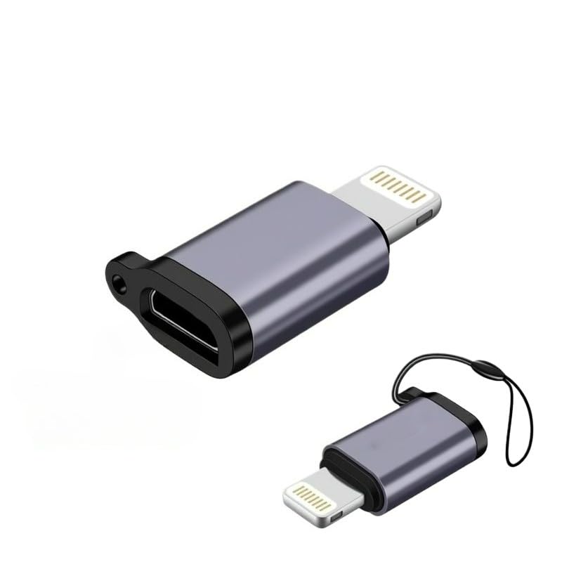Lightning to USB C Adapter 4 Pack, Fast Charging & Data Sync for iPhone 15/16/17 Pro/Pro Max, Charger Adapter Accessory (Not for Audio/OTG) (IL) IL
