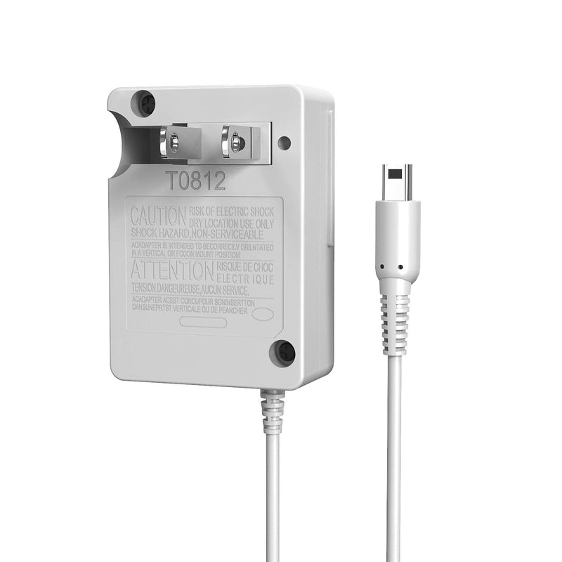 3DS Charger Compatible with Nintendo 3DS/ DSi/DSi XL/ 2DS/ 2DS XL/New 3DS 100-240V Wall Plug Adapter